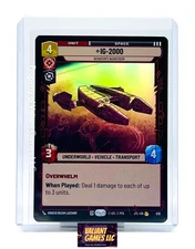 Star Wars Unlimited IG-2000 #638 Foil Jump to Lightspeed