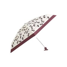 Coach Mini Umbrella White Cream Cherry Print NWT
