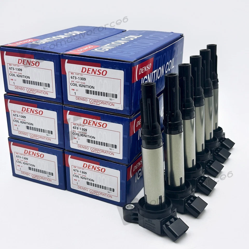 6x GENUINE DENSO Ignition Coil 90919-02255 For 2005-2024 Toyota & Lexus I4 V6 V8 - Imagem 3 de 4