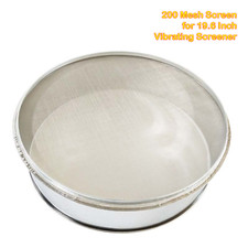 Stainless Steel 19.6” Vibrating Screen 200 Mesh for Screener Deck 50cmx15cm