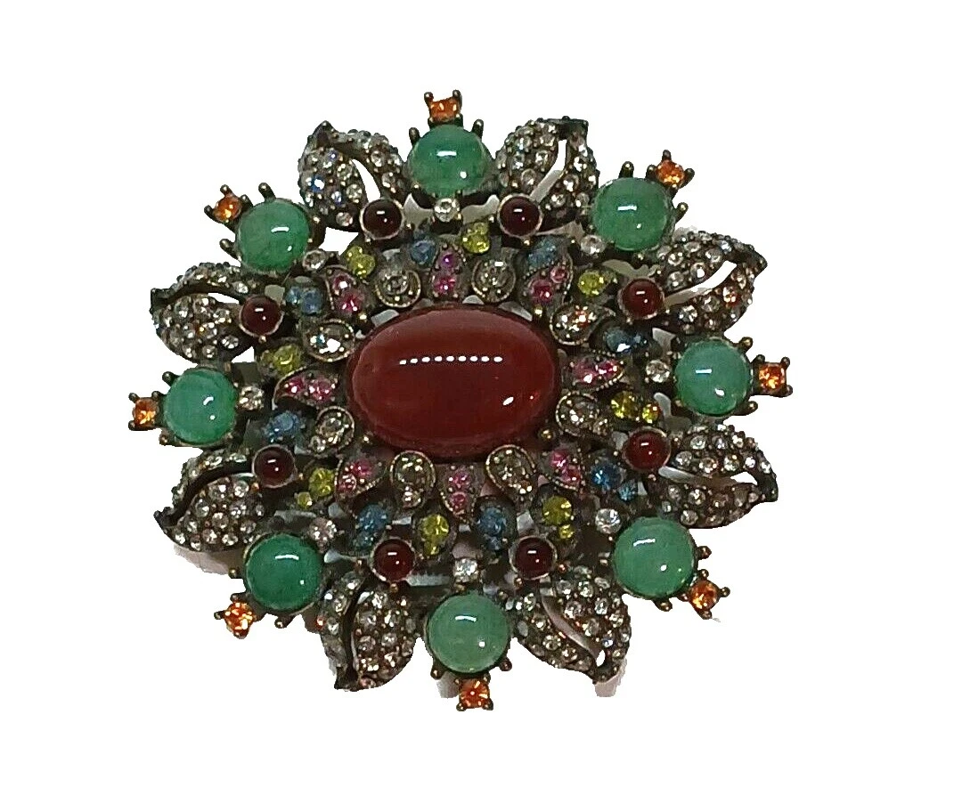 Broches de Moda Bronce Heidi Daus