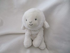 Carter's Child of Mine Baby Sitting Lamb Rattle Toy Plush 2015 Lovey Soft White