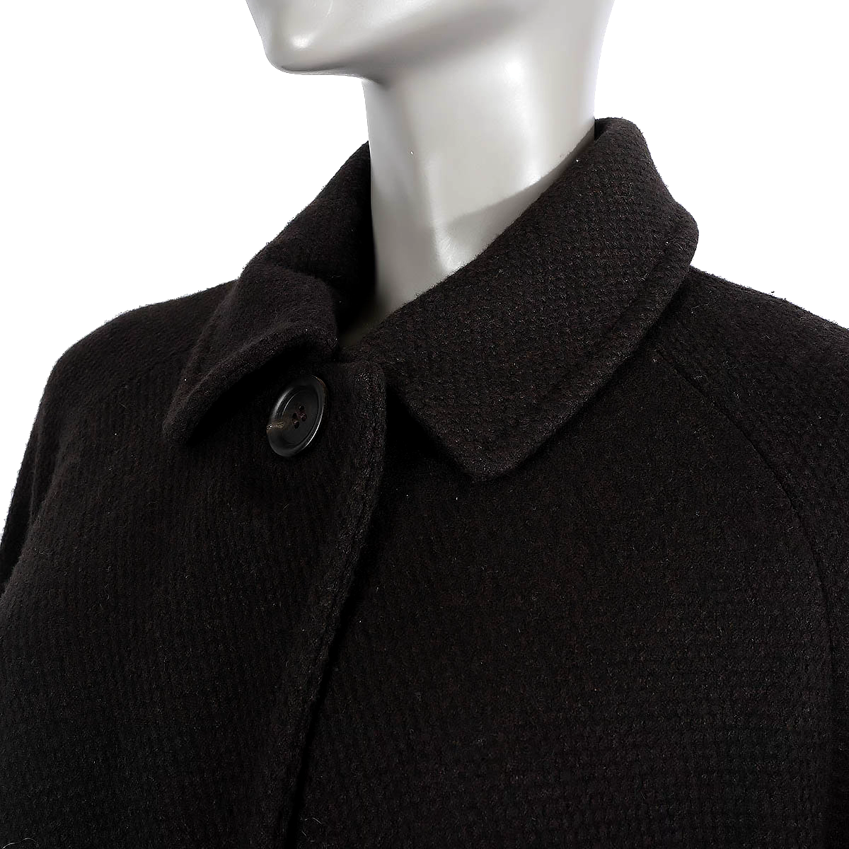 68864 auth LORO PIANA ebony brown wool TEXTURED Jacket 44 L | eBay