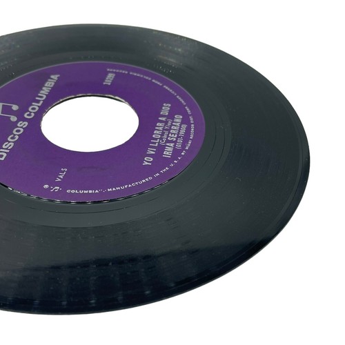 Irma Serrano 45 Vinyl Record Album Latin Single A Si Yo Vi Llorar A Dios - Picture 6 of 8