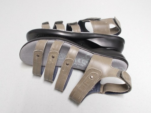 Propet WSX003L Sandalias ajustables de cuero gris aurora gris aurora para mujer talla 7 4E - Imagen 10 de 12