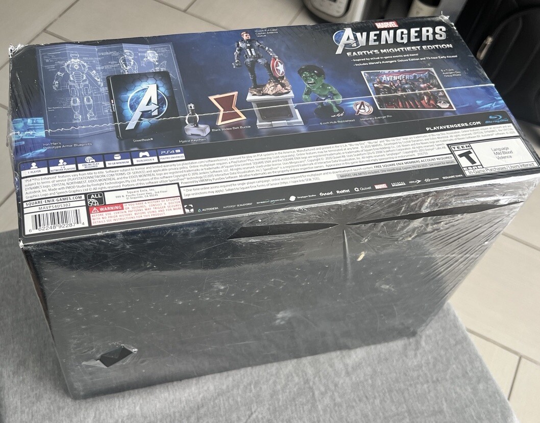 Avengers PS4 Collectors Box Edition | eBay