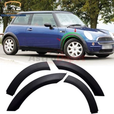 4PCS For 2002-2008 Mini Cooper Front LH & RH Wheel Arch Fender Flares Hood Trim