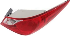 Evan Fischer Passenger Side Outer Tail Light Compatible with 2011-2014 Hyundai S