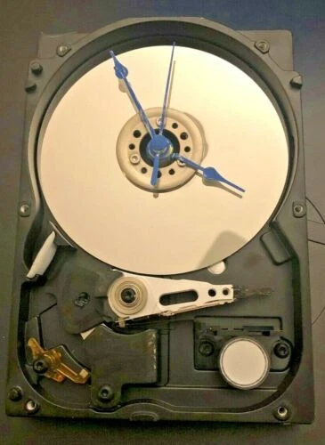 Будильник и радио часы ручной работы художественный черный