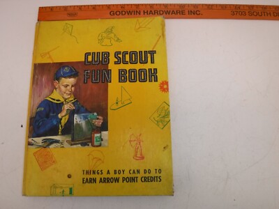 Cub Scout Fun Book | Vintage Hardcover | Boy Scouts | Kid Projects / Activities