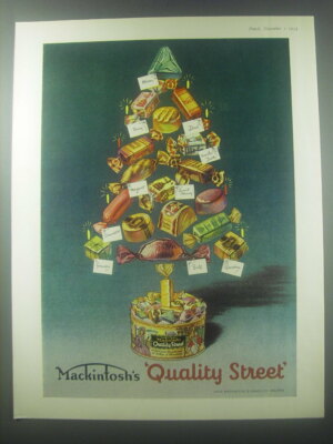 1954 Macintosh's Quality Street Candy Advertisement