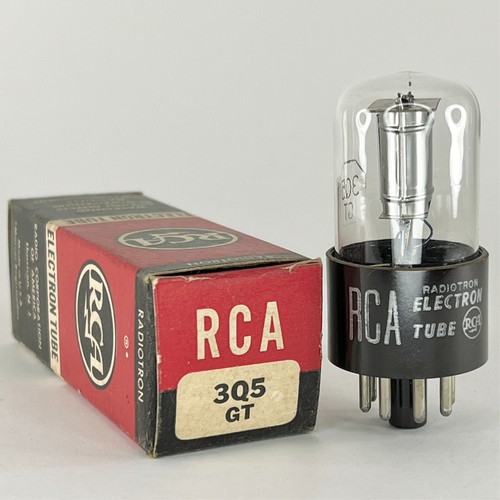 (1) Tested RCA 3Q5GT Tube with Box Date Code 135 RCA 3Q5 GT Beam Power Tube