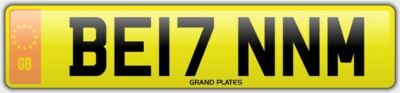 BEN M NUMBER PLATE BENJAMIN BENS CHERISHED REGISTRATION BE17 NNM BENNY BENJY REG