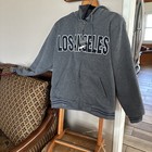 Leehanton Sports Jacket Los Angeles Sz M Hooded Lined — photo 2