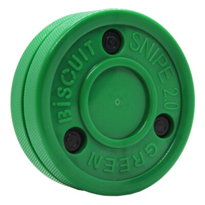 Green Biscuit Snipe 2.0 Hockey Puck - 2 Pack