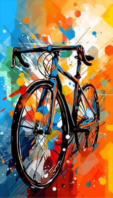 Blechschild Fahrrad Radsport 30 x 20 cm