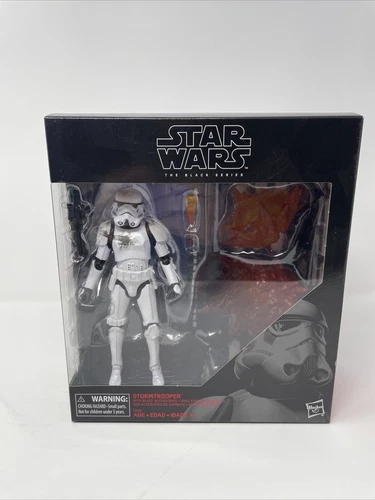 2018 Hasbro Star Wars 6” Black Series STORMTROOPER w/ Blast Accessories