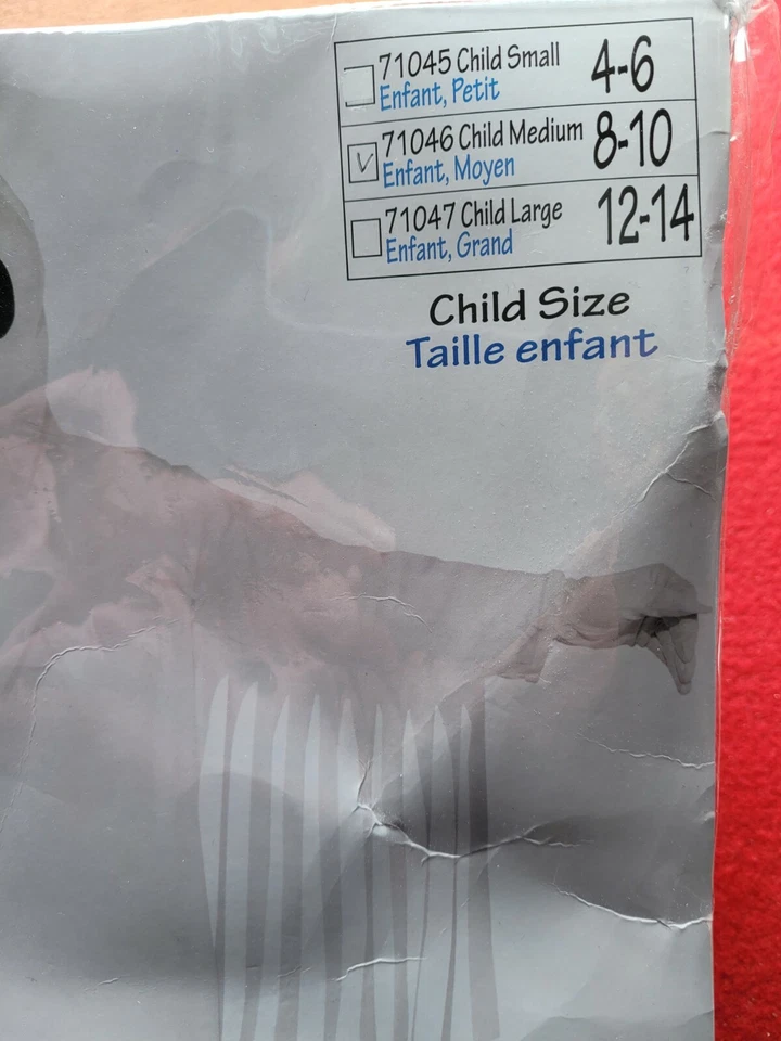 Children's Ghost Halloween Costume Size 8-10  - Image 3 of 4