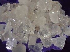 Quarzo Ialino Cristallo di Rocca Minerale Grezzo PURO NATURALE CHAKRA yoga reiki