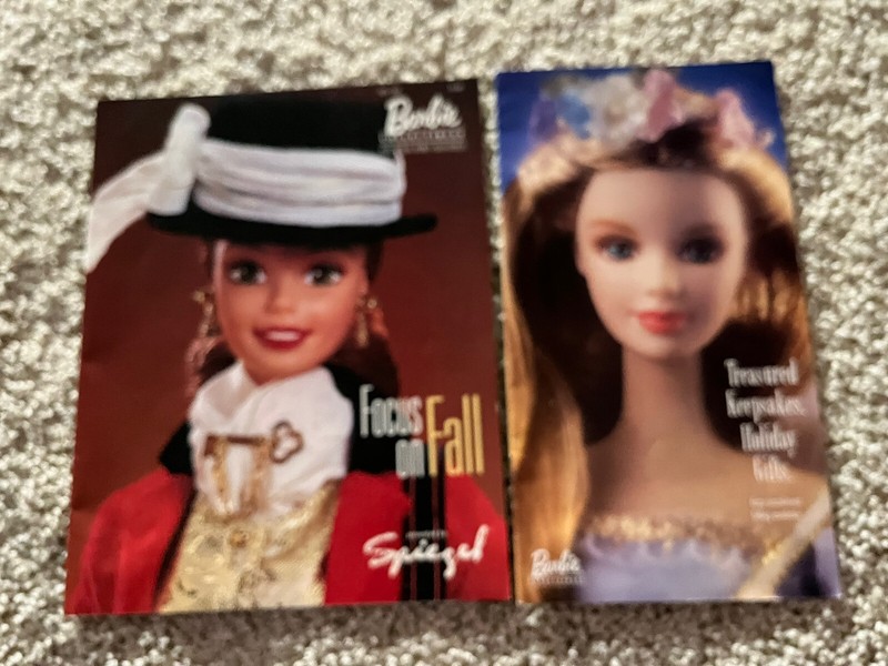Lot Of 2 Barbie Collectibles by Mail Catalog and 1987 Fall Catalog
