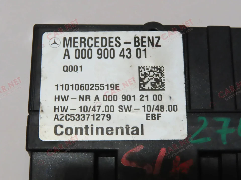 A0009004301 CENTRALINA EBF POMPA CARBURANTE MERCEDES-BENZ SLK 200 R172 - Immagine 2 di 4