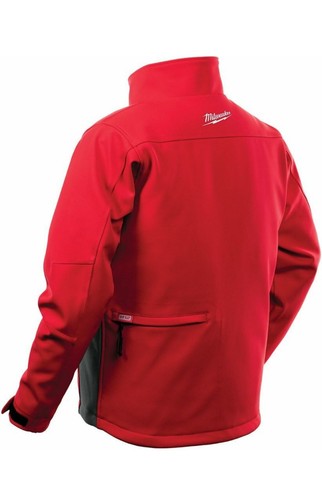 Milwaukee M12 US Size L-3XL Men's Heated TOUGHSHELL Jacket - Red or Black - Picture 6 of 6