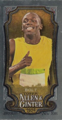 USAIN BOLT JAMAICA TOPPS ALLEN & GINTER MINI CHROME #208 2024 24