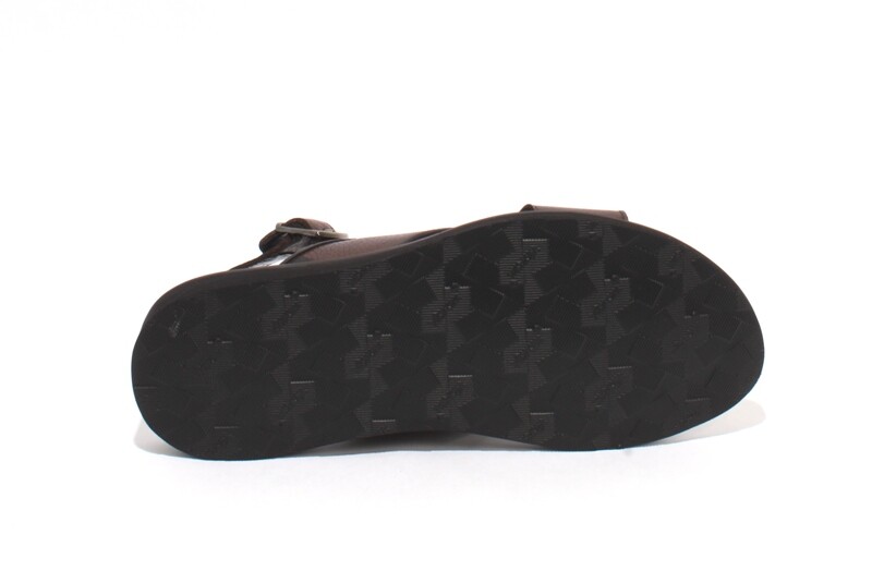 GoodMan 300 Brown Leather Slingback Slides Buckle Men  display picture 2