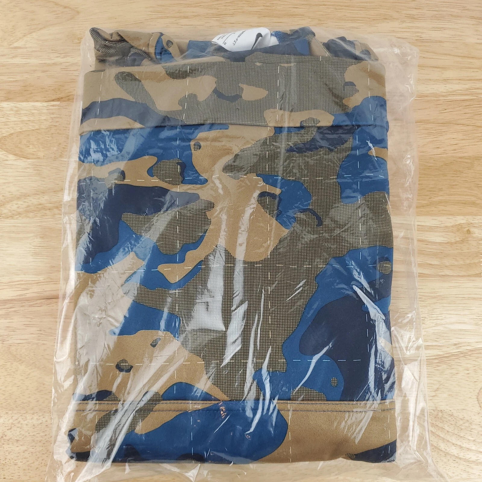 Nike Therma-Fit Court Blue Camo Training Hoodie Mens Size Medium - DD1757-476