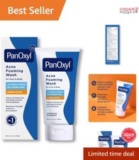 10 Benzoyl Peroxide Foaming Wash - Acne-Busting Antimicrobial Treatment, 5.5 Oz