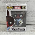Funko Pop! Marvel #319 Deadpool as Bob Ross NIB. Collectible Bobble Head