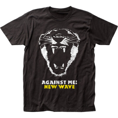 Against Me! New Wave Mens T Shirt Rock N Roll Music Classic Axl Rose Tee Black