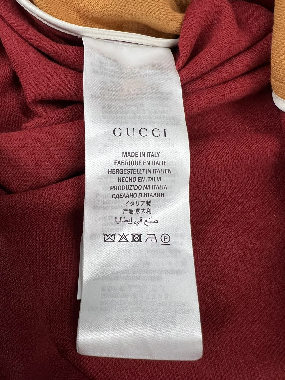 Gucci Track jacket Rosso e Senape Taglia XXL Made in Italy