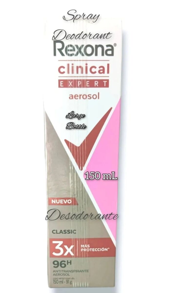 Desodorante Aerosol Rexona Feminino Clinical Classic 150ml