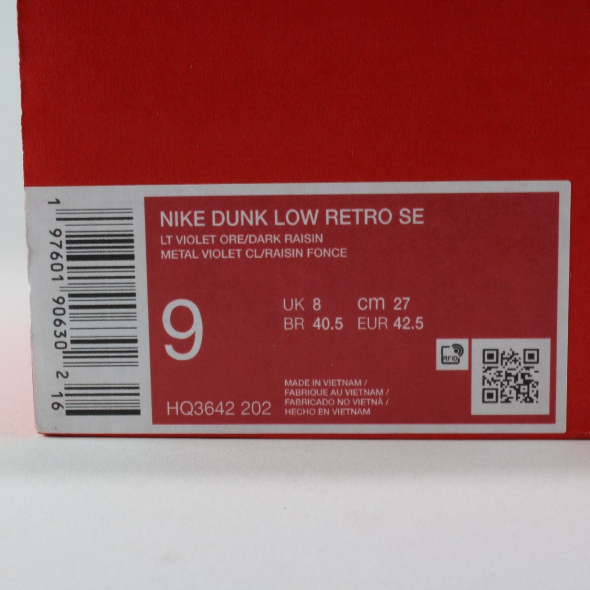 Nike Dunk Low Retro SE 'Light Violet Ore' Purple HQ3642-202 Nike Dunk Low Retro SE 'Light Violet Ore' Purple HQ3642-202