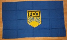Flaga NRD FDJ Wolna niemiecka bawełna młodzieżowa (129364)