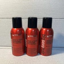 3- Big Sexy Hair What A Tease Backcomb In A Bottle, 4.2 oz. *Bottle Indents*