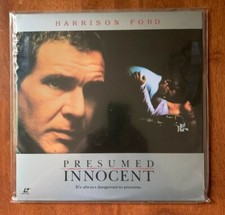 Presumed Innocent Laserdisc, 1991 Harrison Ford, Bonnie Bedelia