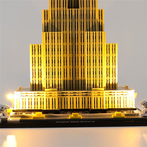 LED Light Kit For 21046 LEGOs Architecture Empire State Building Bricks Set - Picture 7 of 11