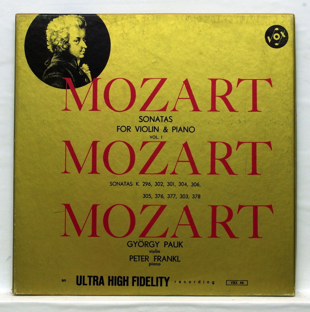 G. PAUL * FRANKL * MOZART violin & piano sonatas vol.1 VOX BOX