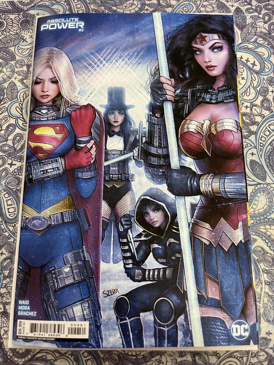 ABSOLUTE POWER #2 SZERDY VARIANT COVER E 2024 wonder woman zatanna