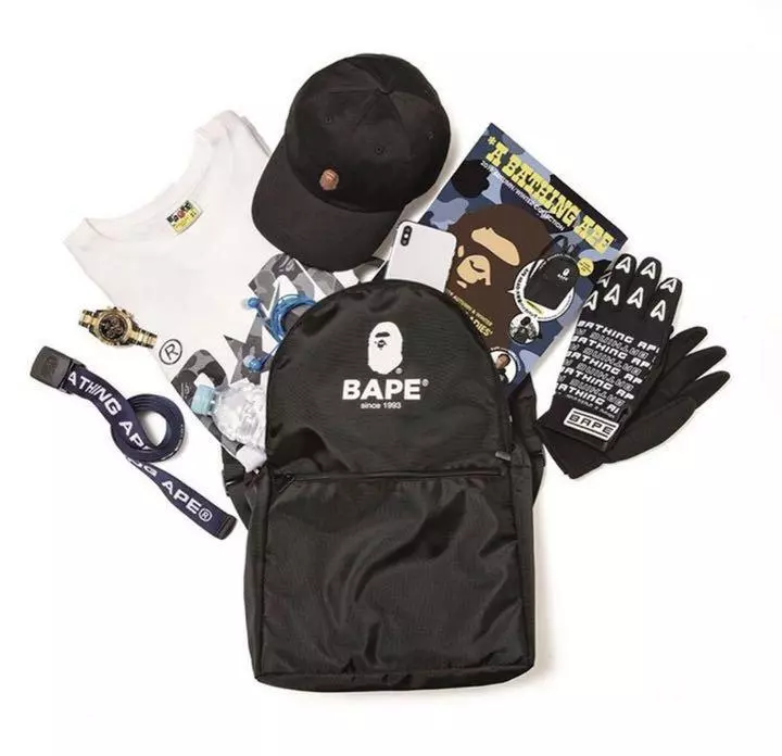 Bape, Bags, New Bape A Bathing Ape Black Backpack