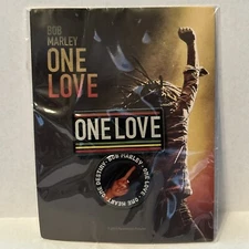 Bob Marley 2 Pin Set Paramount Pictures Promo One Love Rare Reggae Music Pins