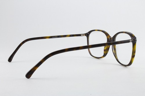 Very Rare Authentic Chanel 3219 c. 714 52mm Tortoise Glasses Frames Italy - Picture 3 of 5