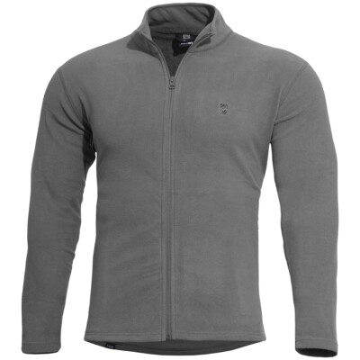 TAC MAVEN ELK Fleece Sweater Mens Zipped Sweatshirt Lightweight Hiking Wolf Gray