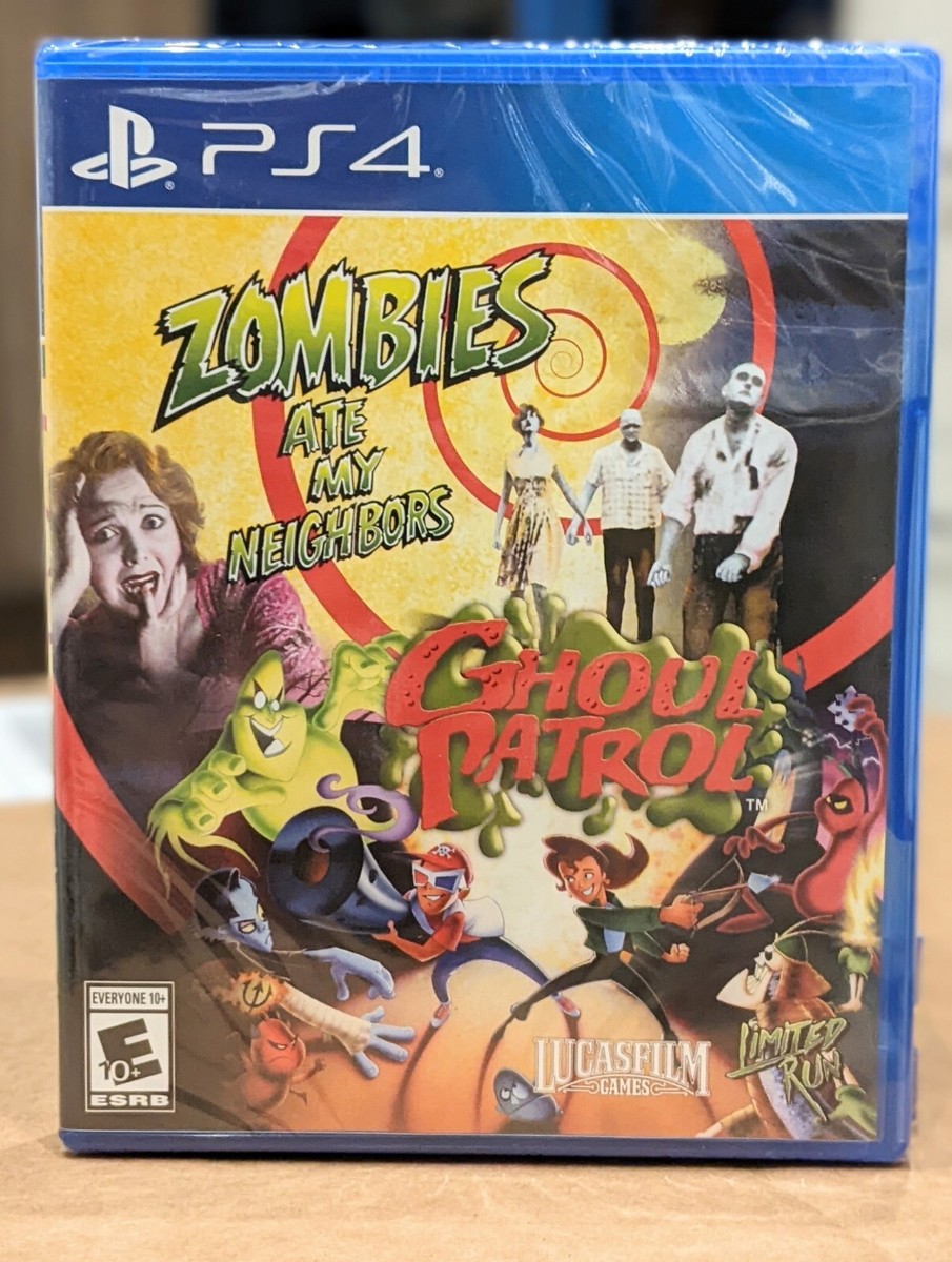 PS4 Zombies Ate my Neighbours 北米限定版 未開封 PS4 + PS5 Zombies Ate My Neighbors + Ghoul Patrol Limited