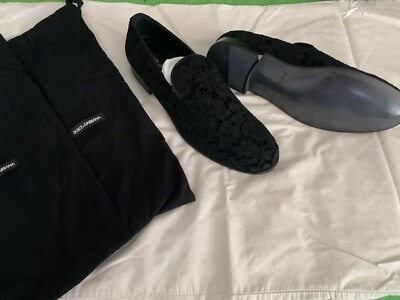 Lace Black Dolce & Gabbana men shoes 10