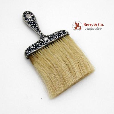Passaic Floral Scroll Hat Clothes Brush Unger Bros Sterling Silver 1900 ...
