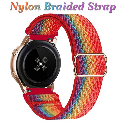 Für Samsung Galaxy Watch 3 45 46mm Gear S3 Classic Armband Leder Nylon Segeltuch - Bild 37 von 54