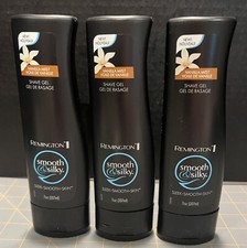 Lot Of 3 Remington 7 Oz Vanilla Mist Voile De Vanille Smooth And Silky Shave Gel